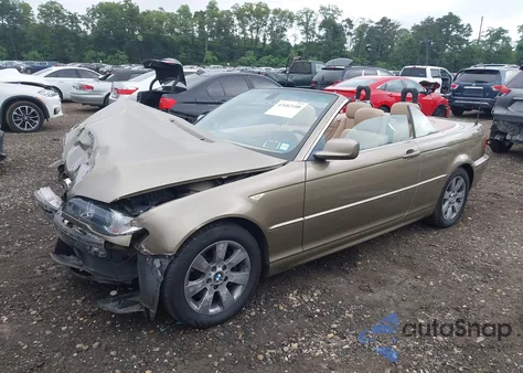 2006 BMW 325Ci z USA, uszkodzony, nr VIN WBABW33486PX85212
